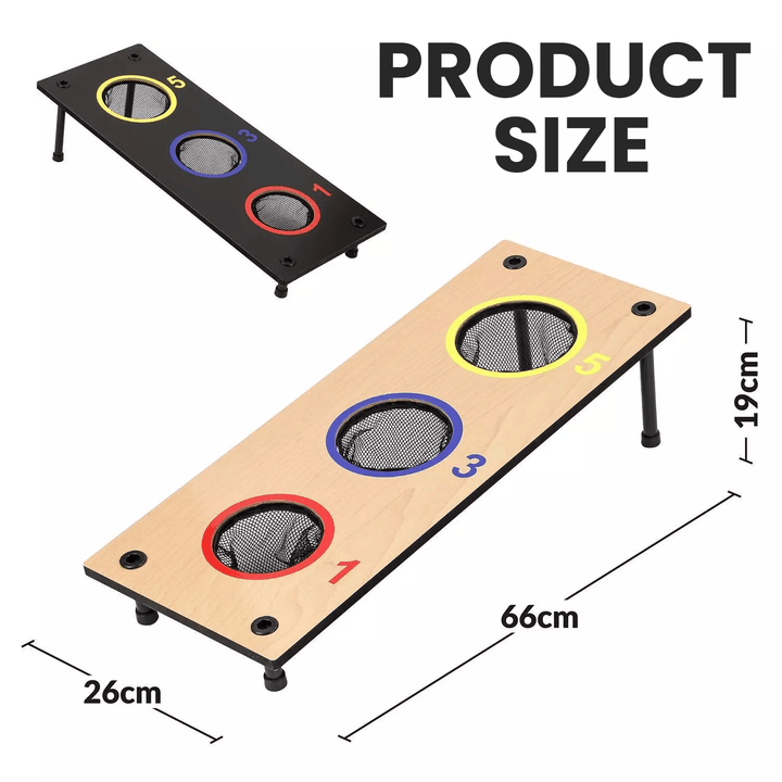 Corn Board Hole Sets UK - Kids Bean Bag Toss Game Set Family Garden Fun 8