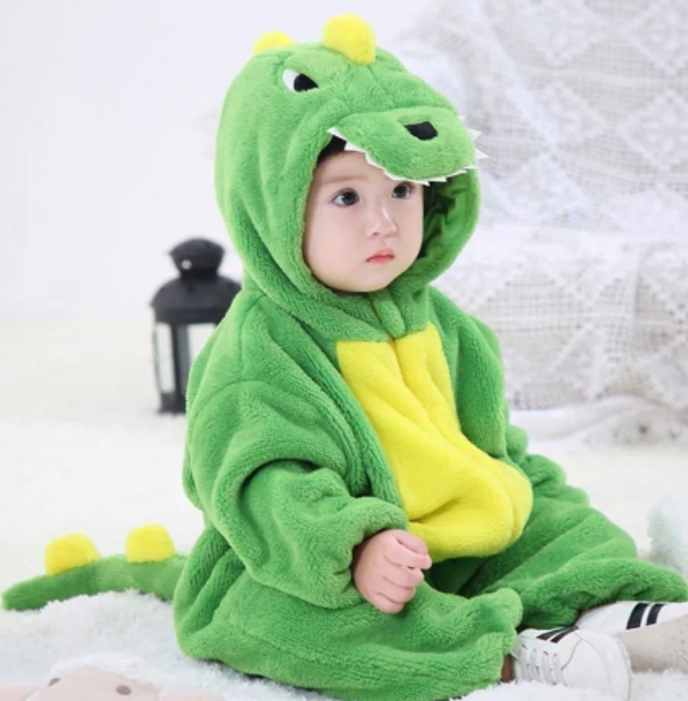 CozyCub™ - Cozy Flannel Baby Onesie - Cuddly Dress-Up Outfit 1