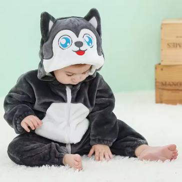 CozyCub™ - Cozy Flannel Baby Onesie - Cuddly Dress-Up Outfit 18