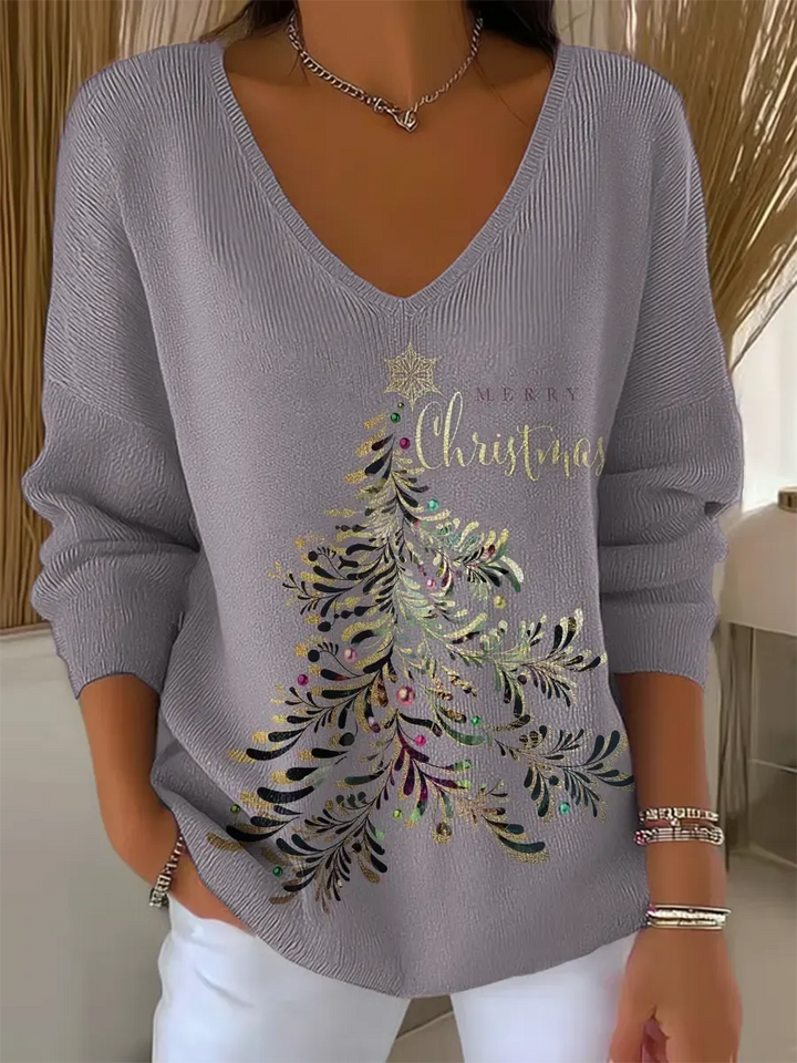 Cozy Collection | Women's Christmas Sweater with High Collar – Soft Knit Fabric for Ultimate Warmth 0