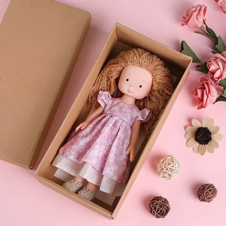 CuddlyCharm | Adorable Plush Dress-Up Doll with Accessories Gift Set 9