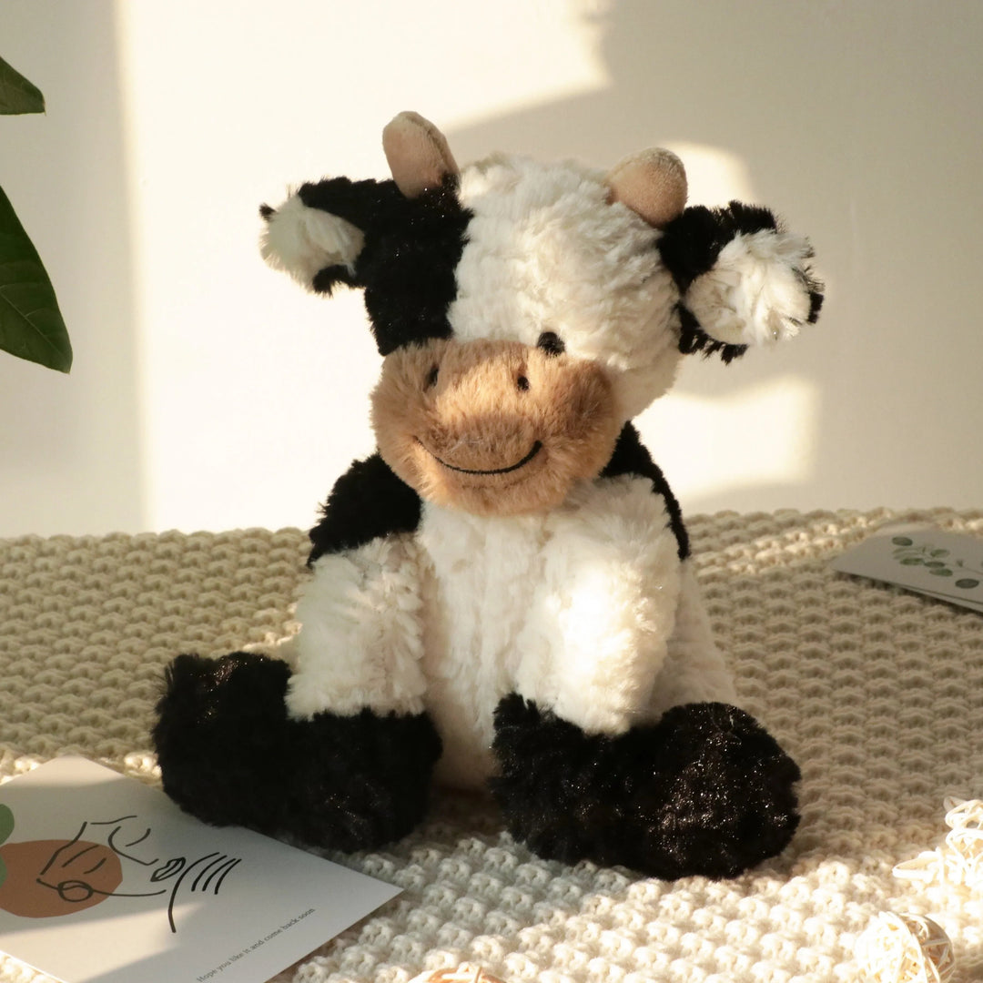 Cuddly cow stuffed animal 2