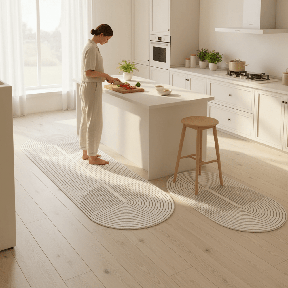 CulinaryComfort | Stylish Ergonomic Anti-Fatigue Kitchen Mat for Comfort 1