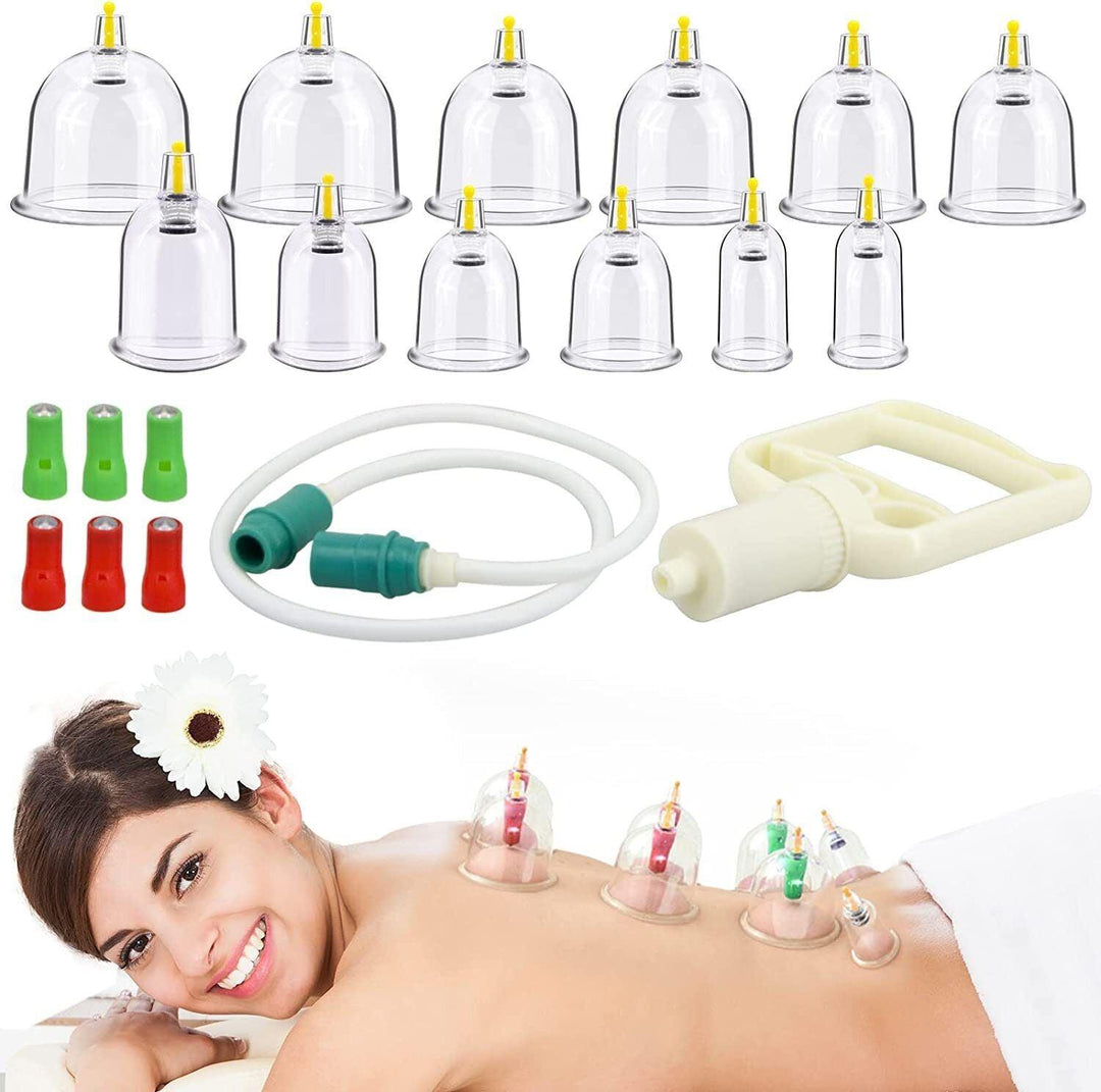 Cupping Therapy Set - 32PCS Cupping Vacuum Massage Cups Set Therapy Health Acupuncture Suction Magnet 0