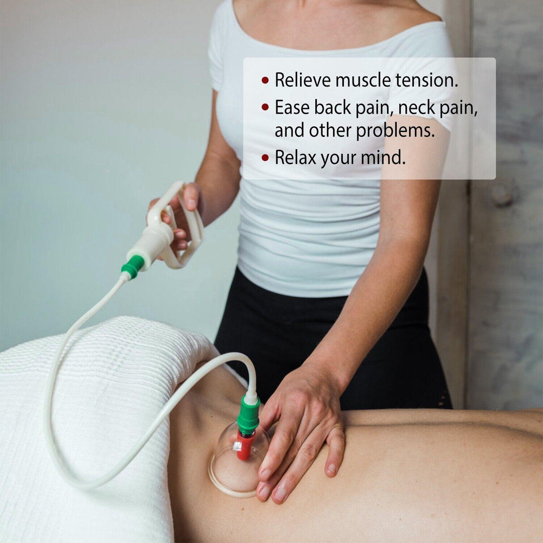 Cupping Therapy Set - 32PCS Cupping Vacuum Massage Cups Set Therapy Health Acupuncture Suction Magnet 6