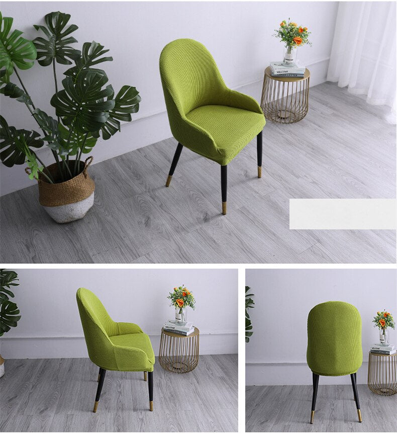 CurvaCover | Elegant High Elasticity Dining Chair Covers for Modern Décor 1