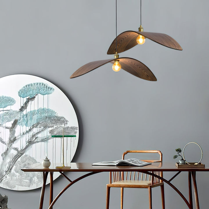 Curved Wood Design Pendant Lamp 3