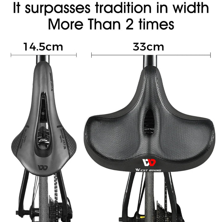 CycleCloud | Ultra-Comfort Bike Saddle with Ergonomic Padding & Airflow Design 4