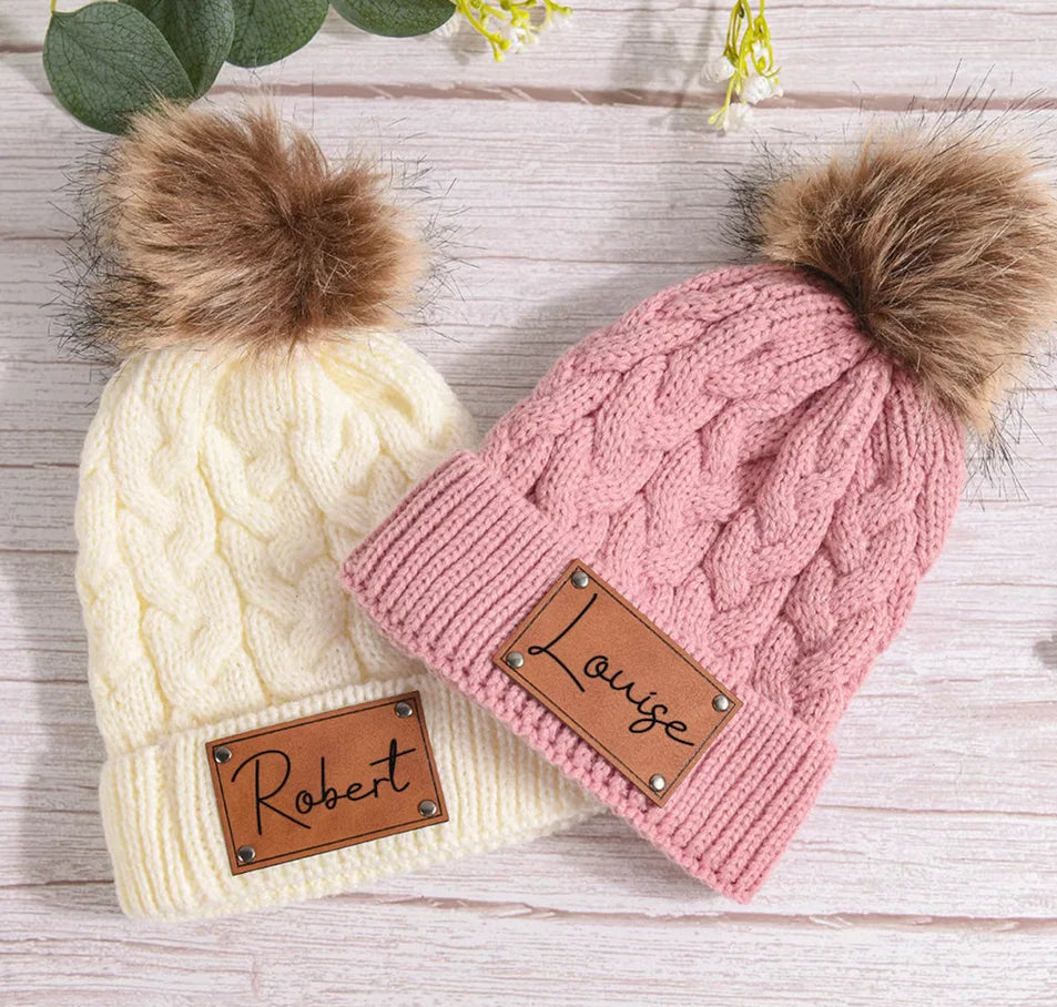 Dames Muts Met Pompon Gebreid Acryl Casual Wintermode 6