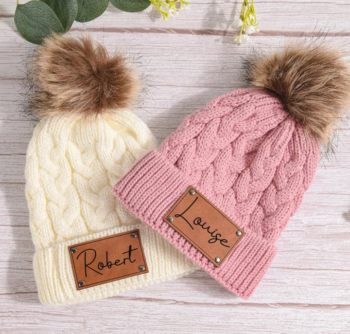 Dames Muts Met Pompon Gebreid Acryl Casual Wintermode 6