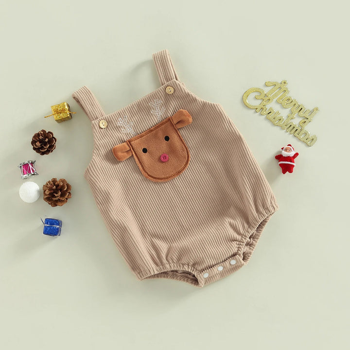 Dames Romper Kerst Uniek Ontwerp Comfortabele Pasvorm Polyester Elastaan 3