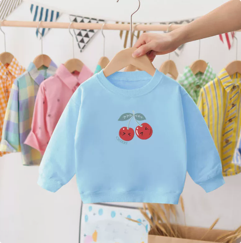 Dames Sweater Kersen Casual Zacht Katoen 4