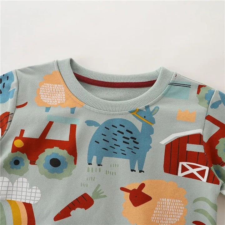 Dames Sweater Met Leuke Prints 100% Katoen Casual Trendy Truien Dames 2