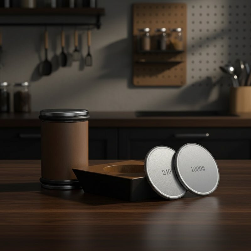 DiamondEdge | Elegant Precision Rolling Knife Sharpener Set 0