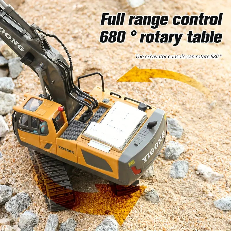 DiggerMaster™ – Realistic RC Excavator with 11 Functions – Remote Control Construction Vehicle 1