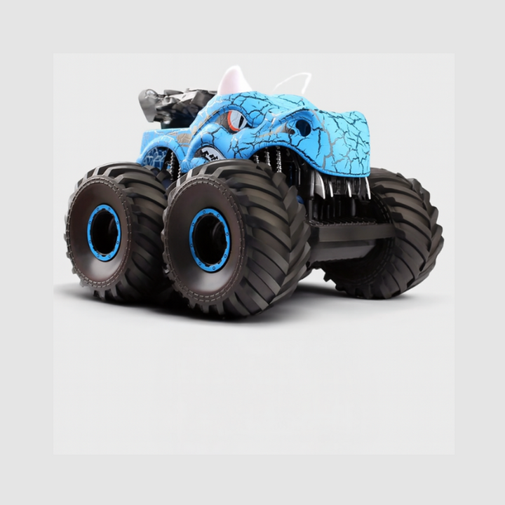 DinoBlaze – RC Monster Truck with LED Lights & Smoke Effect 0