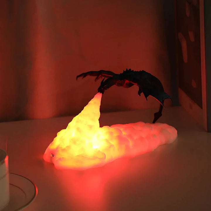 DragonGlow | LED Flame Dragon Lamp for Unique Decorative Ambient Lighting 0