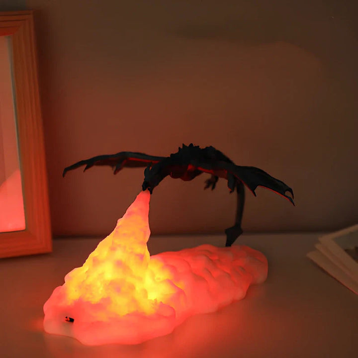DragonGlow | LED Flame Dragon Lamp for Unique Decorative Ambient Lighting 1