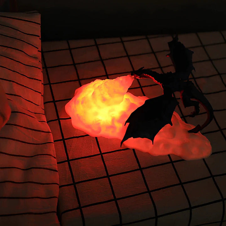 DragonGlow | LED Flame Dragon Lamp for Unique Decorative Ambient Lighting 2