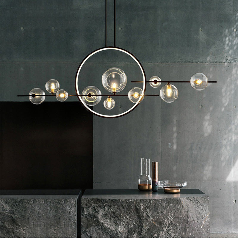Dravyn | Sleek Modern Glass Chandelier for Kitchen Spaces 1