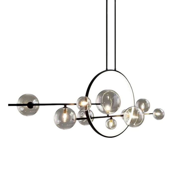 Dravyn | Sleek Modern Glass Chandelier for Kitchen Spaces 5