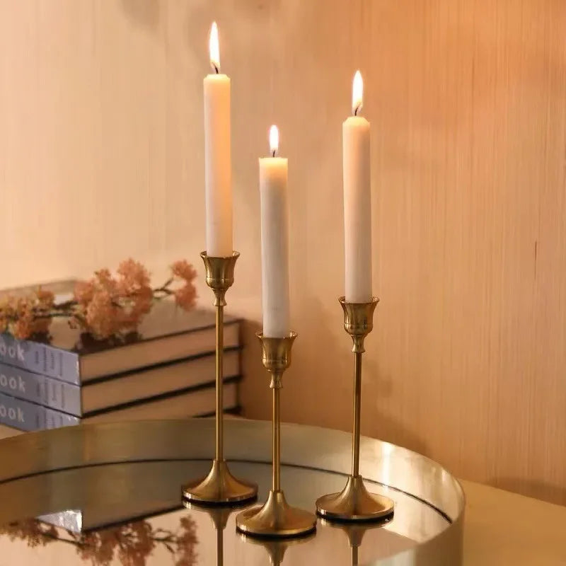 DreamLight – Elegant Golden Candle Holders 1