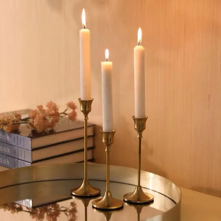 DreamLight – Elegant Golden Candle Holders 1