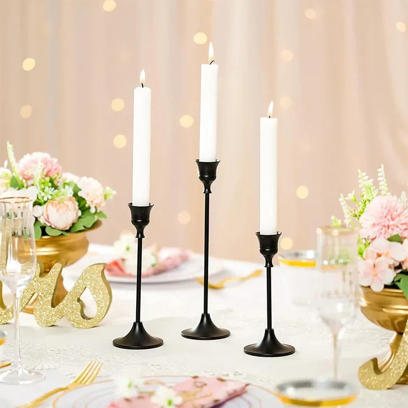 DreamLight – Elegant Golden Candle Holders 4