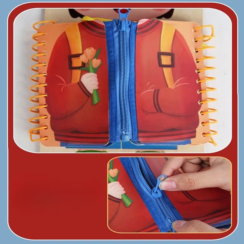 DressyBoard™ – Montessori Dressing Board for Children - BusyBoard 2