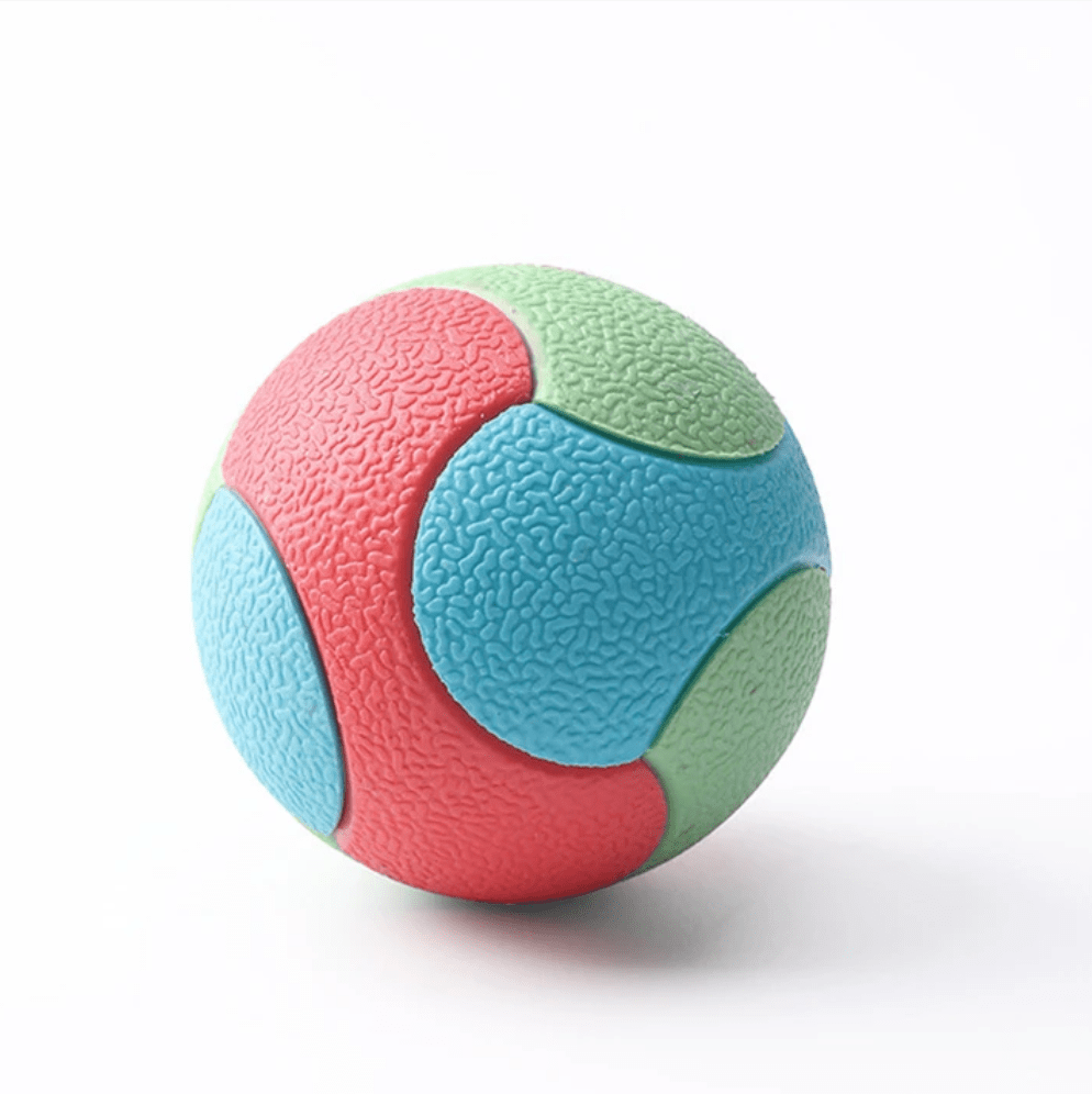 Durable Bite Resistant Dog Ball for Training and Teeth Cleaning – Colorful Rubber Toy 5