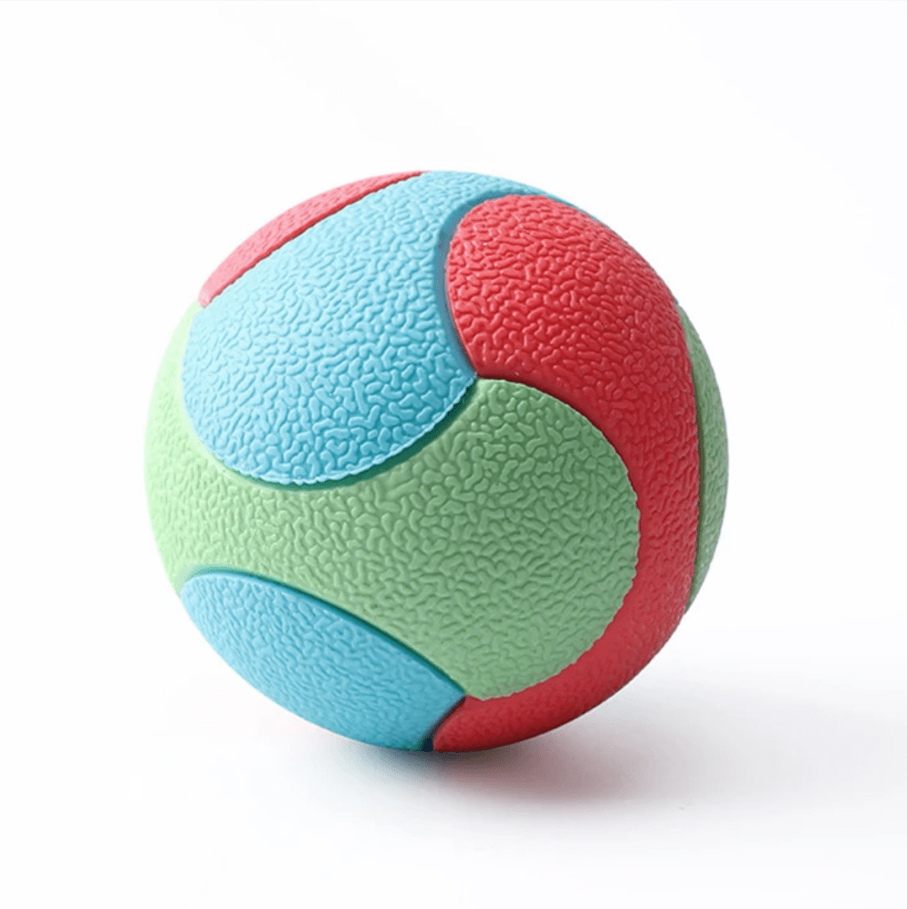 Durable Bite Resistant Dog Ball for Training and Teeth Cleaning – Colorful Rubber Toy 6