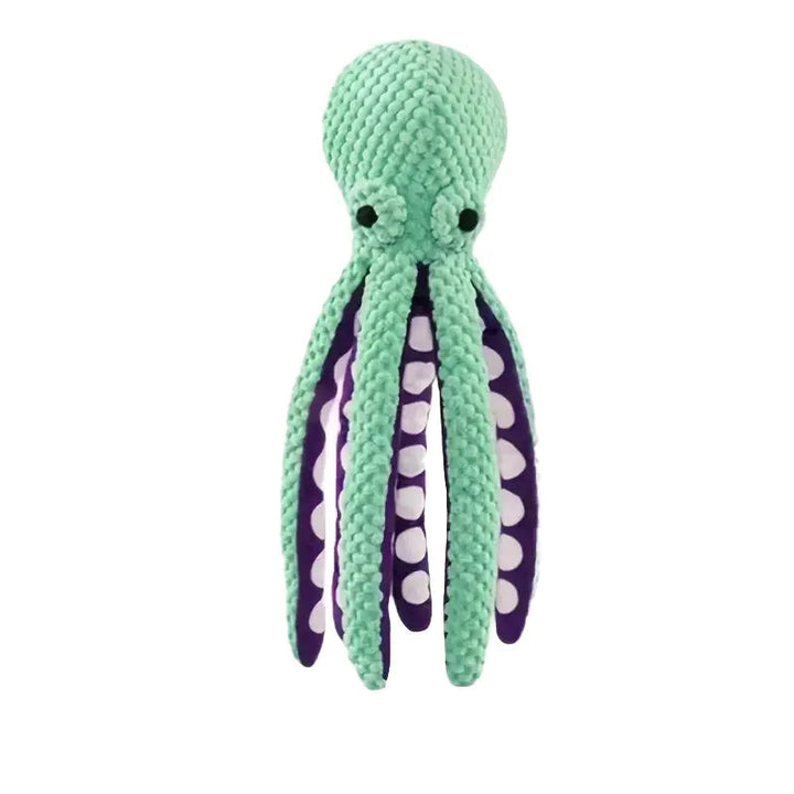 Durable Octopus Squeaky Dog Toy – Bite-Resistant Plush Toy for Interactive Play 0