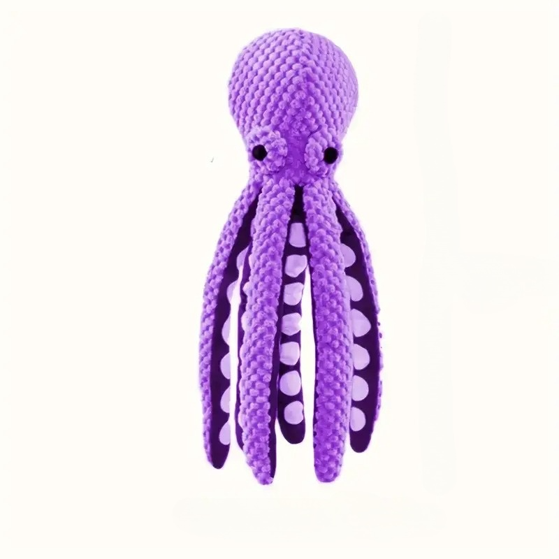 Durable Octopus Squeaky Dog Toy – Bite-Resistant Plush Toy for Interactive Play 3