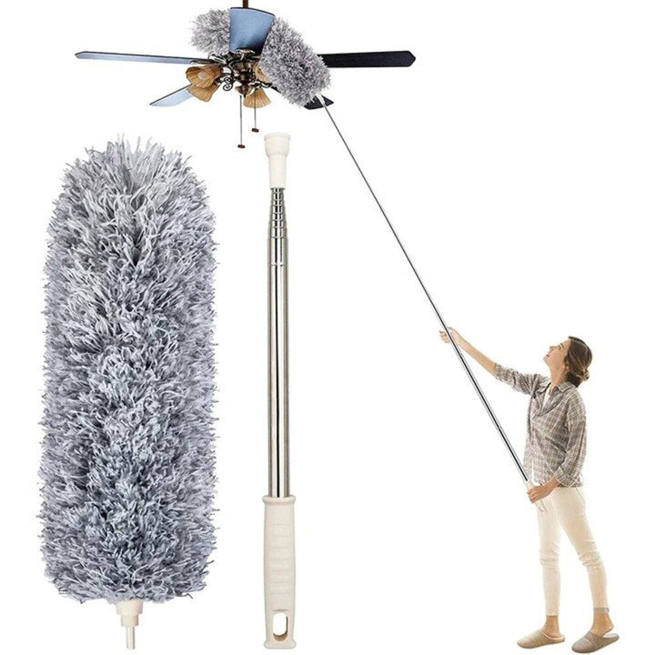 DustGlide | Versatile Adjustable Extendable Feather Duster for Easy Cleaning 0