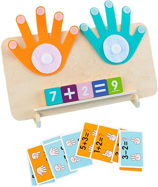 Educatief Rekenspel Voor Kinderen Houten Interactief Spel Met Vilt 0