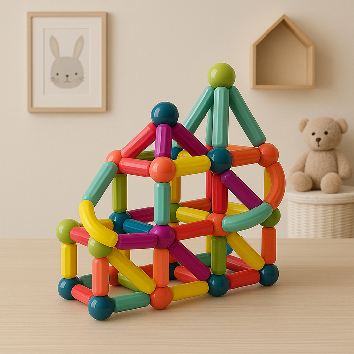 Educatief Speelgoed Magnetische Sticks voor Creatieve Ontwikkeling – Veilig en Duurzaam Speelgoed voor Kinderen vanaf 2 Jaar 2