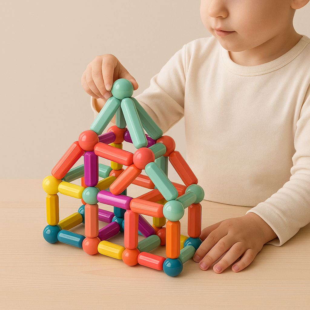 Educatief Speelgoed Magnetische Sticks voor Creatieve Ontwikkeling – Veilig en Duurzaam Speelgoed voor Kinderen vanaf 2 Jaar 4