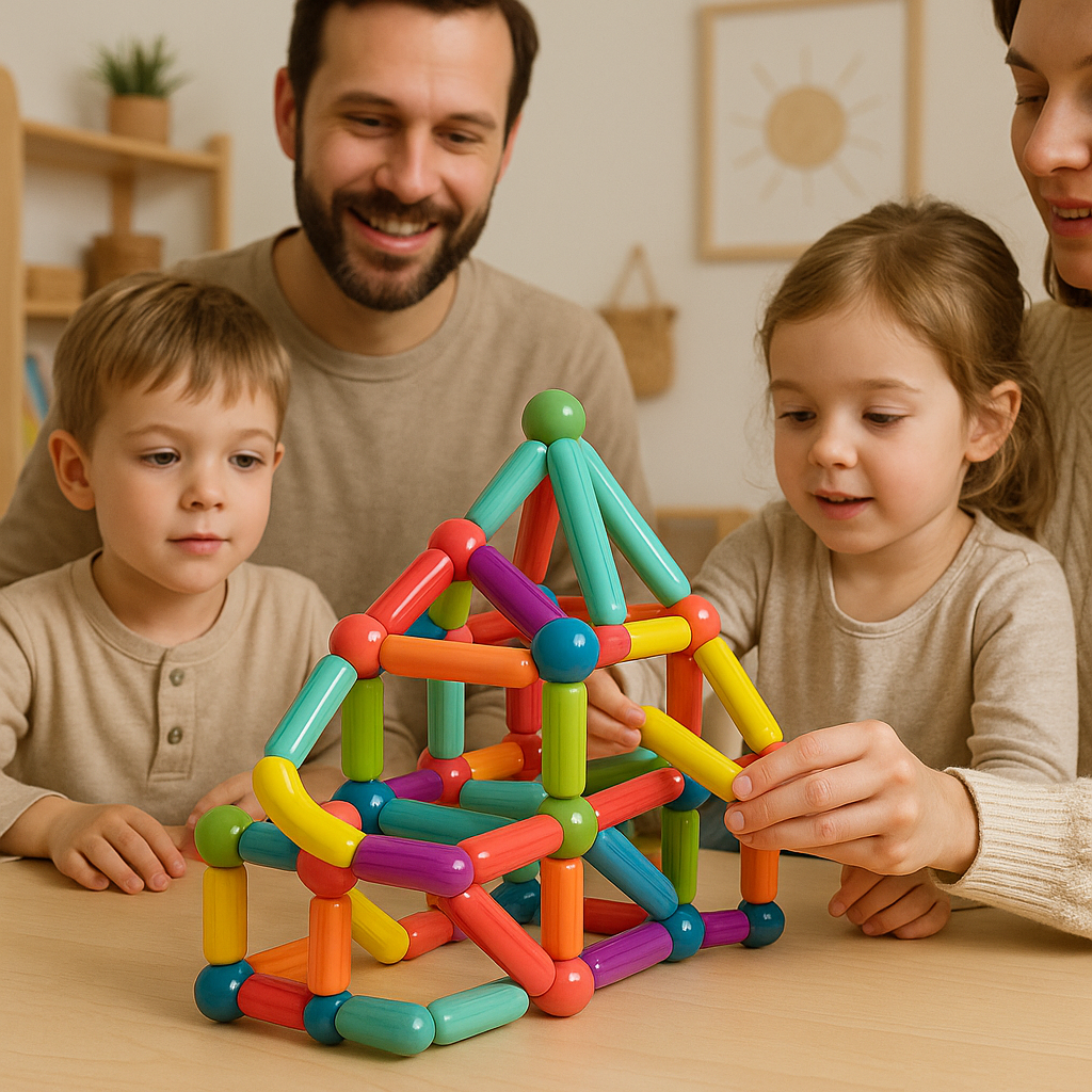 Educatief Speelgoed Magnetische Sticks voor Creatieve Ontwikkeling – Veilig en Duurzaam Speelgoed voor Kinderen vanaf 2 Jaar 5