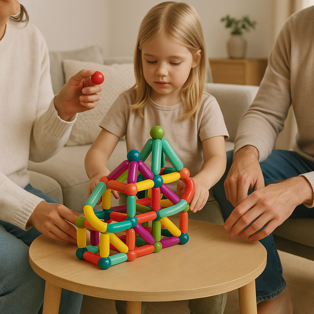 Educatief Speelgoed Magnetische Sticks voor Creatieve Ontwikkeling – Veilig en Duurzaam Speelgoed voor Kinderen vanaf 2 Jaar 6