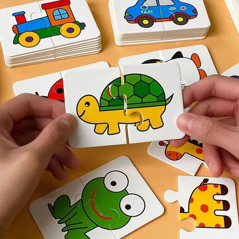 Educatief Speelgoed Puzzel voor Kinderen 3 Jaar Karton Kleurherkenning en Creativiteit 1