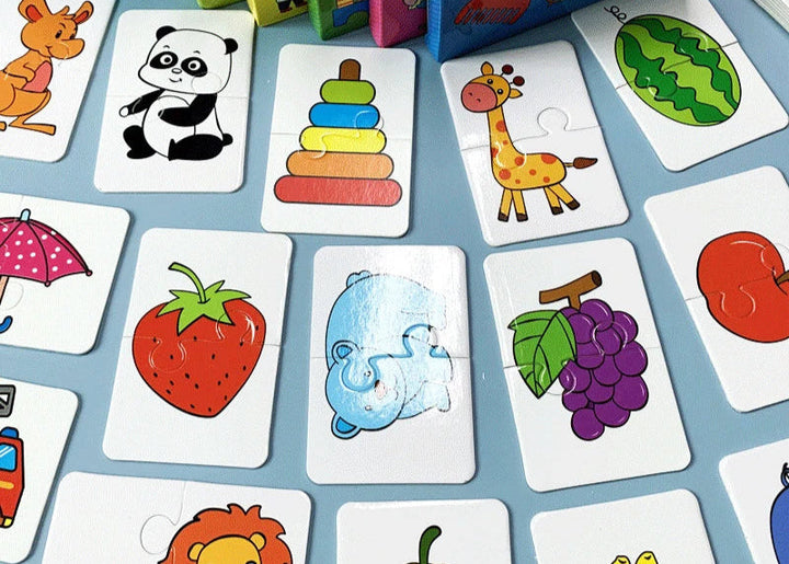 Educatief Speelgoed Puzzel voor Kinderen 3 Jaar Karton Kleurherkenning en Creativiteit 3