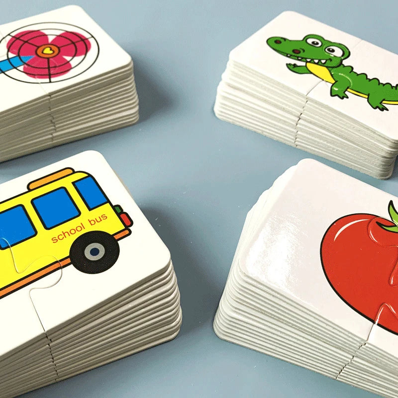 Educatief Speelgoed Puzzel voor Kinderen 3 Jaar Karton Kleurherkenning en Creativiteit 4