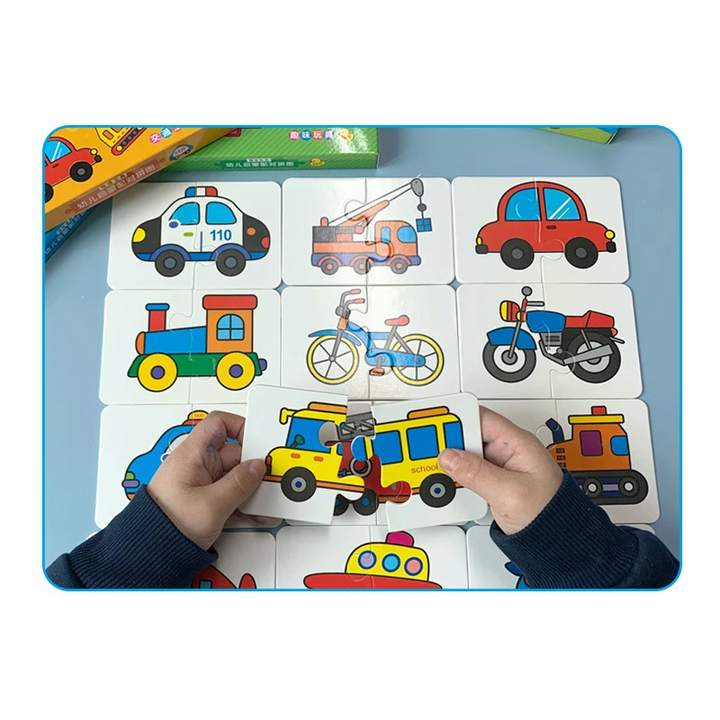 Educatief Speelgoed Puzzel voor Kinderen 3 Jaar Karton Kleurherkenning en Creativiteit 8