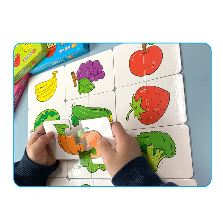 Educatief Speelgoed Puzzel voor Kinderen 3 Jaar Karton Kleurherkenning en Creativiteit 9