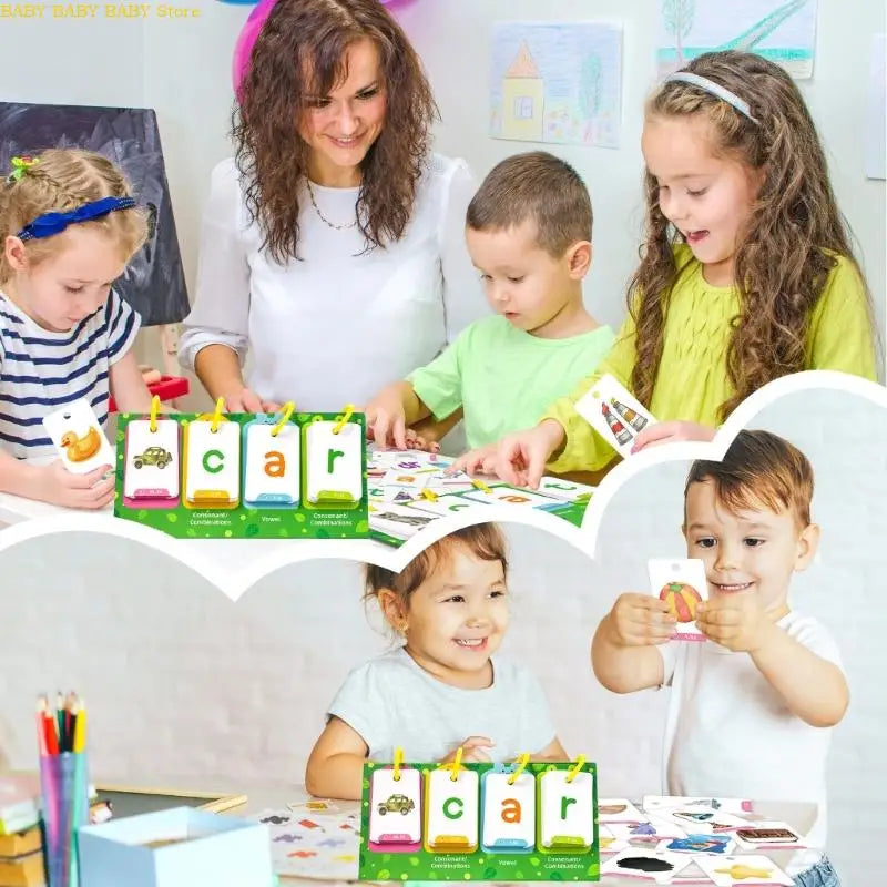Educatieve Flitskaarten voor Taalontwikkeling – 129 Kleurrijke Kaartjes voor Kinderen, Waterbestendig en Duurzaam 3