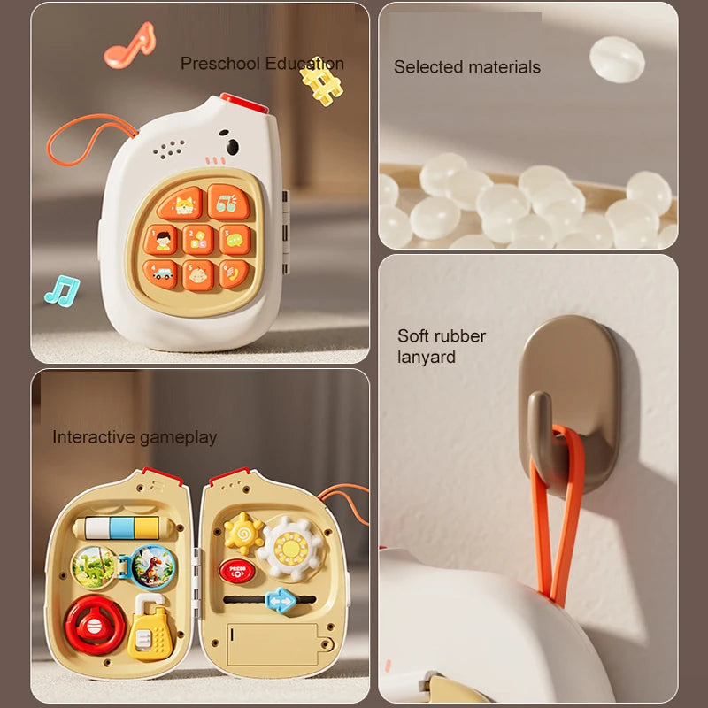 Educational Sensoric Toy Briefcase for Kids - Portable Learning Toy for 1 & 2 Year Olds 4
