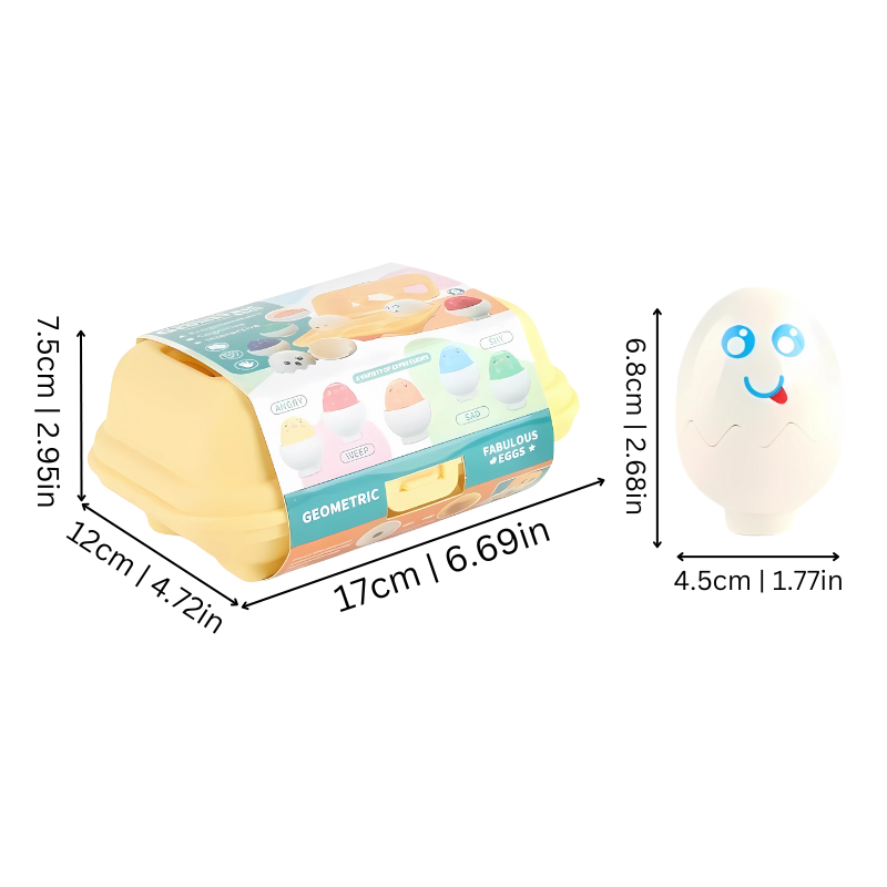 EggMatch | Educational Color Matching Egg Toy for Kids’ Learning Play 2