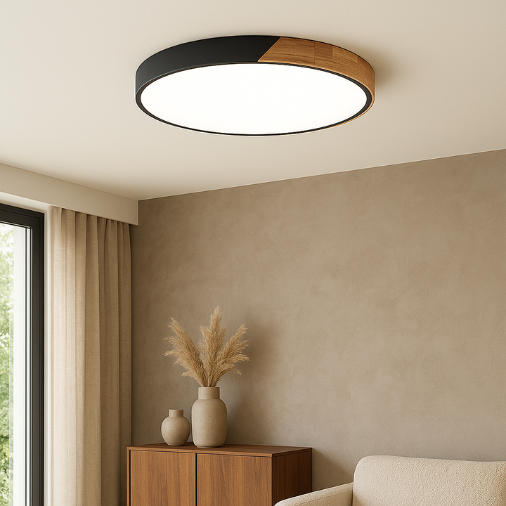 Elaris | Elegant Scandinavian-Style Wooden Ceiling Lamp for Modern Homes 0