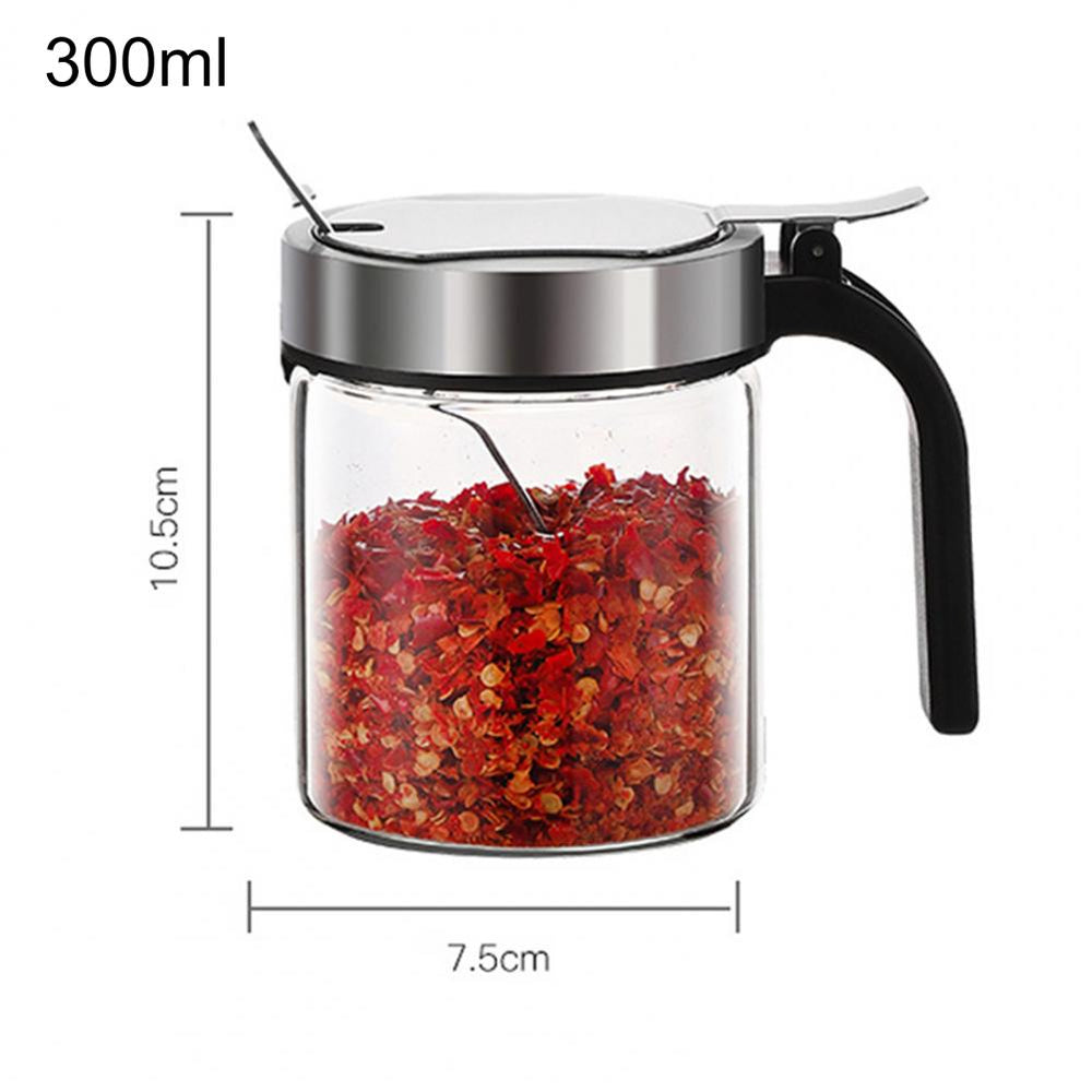 Elegant Glass Spice Jar Set with Moisture-Wicking Lids – Stylish Spice Containers for Freshness and Organization 0