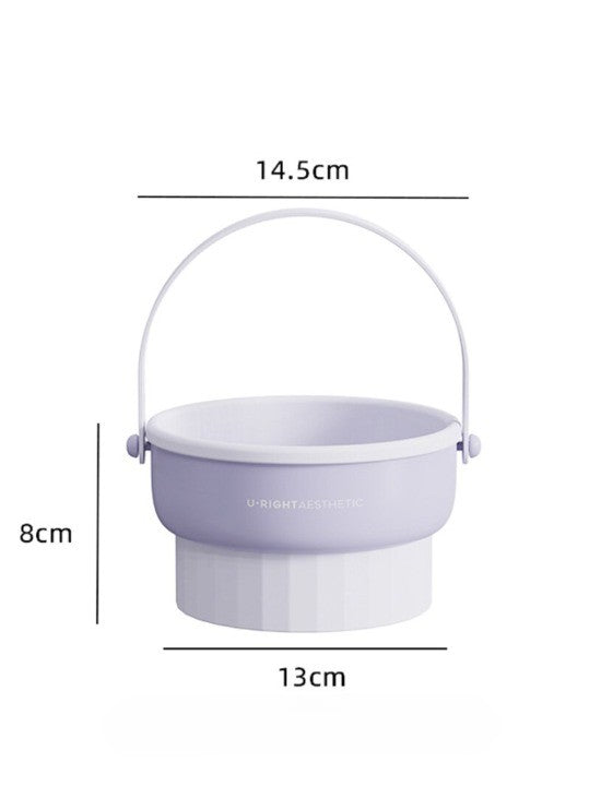 Elegant Makeup Brush Organizer Storage Box with Transparent Design – Keep Your Brushes Neat and Accessible 0